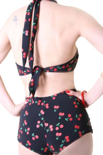 Sugarshock Pin Up Retro Kirschen Bikini Rockabilly