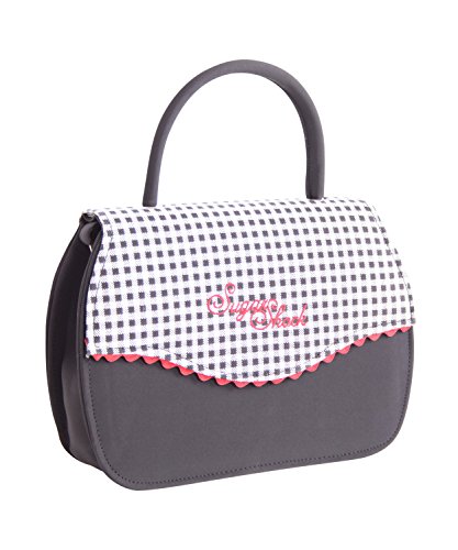 SugarShock Blanche 50s retro Tasche Rockabilly Gingham Handtasche - 2