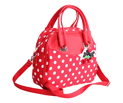 SugarShock Elsa 50s retro Polka Dots Tasche Rockabilly Handtasche - 