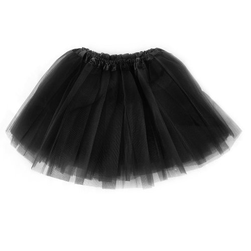 Mangotree Damen Tütü Minirock Organza Pettiskirt 3 Layers Petticoat Tanzkleid Unterrock - 3