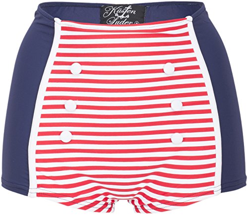 Küstenluder CANDIE 50s Sailor Striped Vintage Nautical Pin Up BIKINI Set Rockab - 3