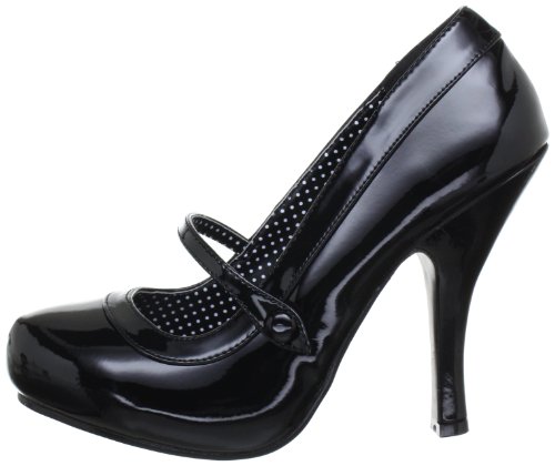 Pleaser PinUp Couture CUTIEPIE-02 Damen Pumps, Schwarz (Blk pat), EU 37 (UK 4) (US 7) - 7