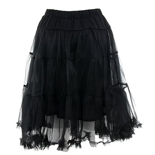 Banned Langer Petticoat (Schwarz) – Small - 3