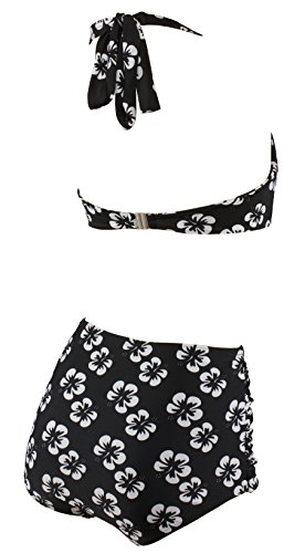 Aloha-Beachwear Damen Bikini A1059 Schwarz/Weiss Gr. 40 - 3