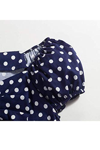 Tops Damen 50Er Jahre Vintage Polka Dots - 3