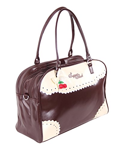 SugarShock Auro Budapester Shopper Handtasche, Farbe:braun - 4