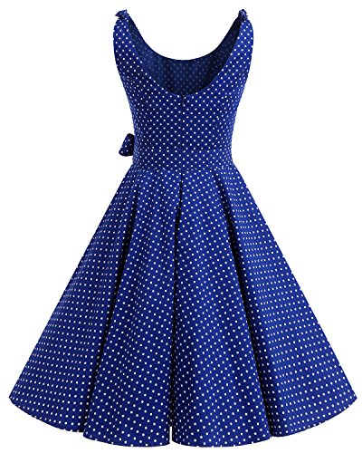 bbonlinedress 1950er Vintage Polka Dots Pinup Retro Rockabilly Kleid - 3